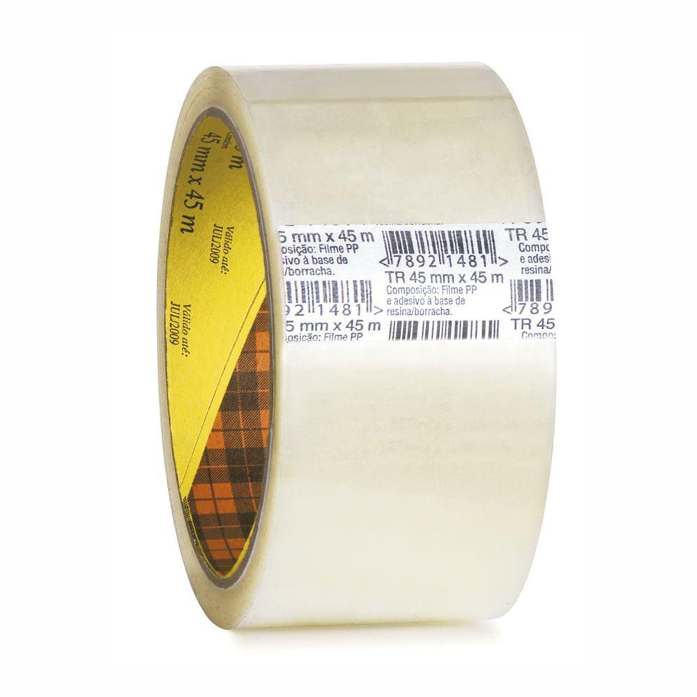 Fita Empacotamento Scotch 3M Transparente 45mmx45m