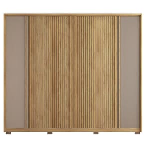 Guarda Roupa Casal Grande 6 Portas 4 Gavetas Marrom Proximus
