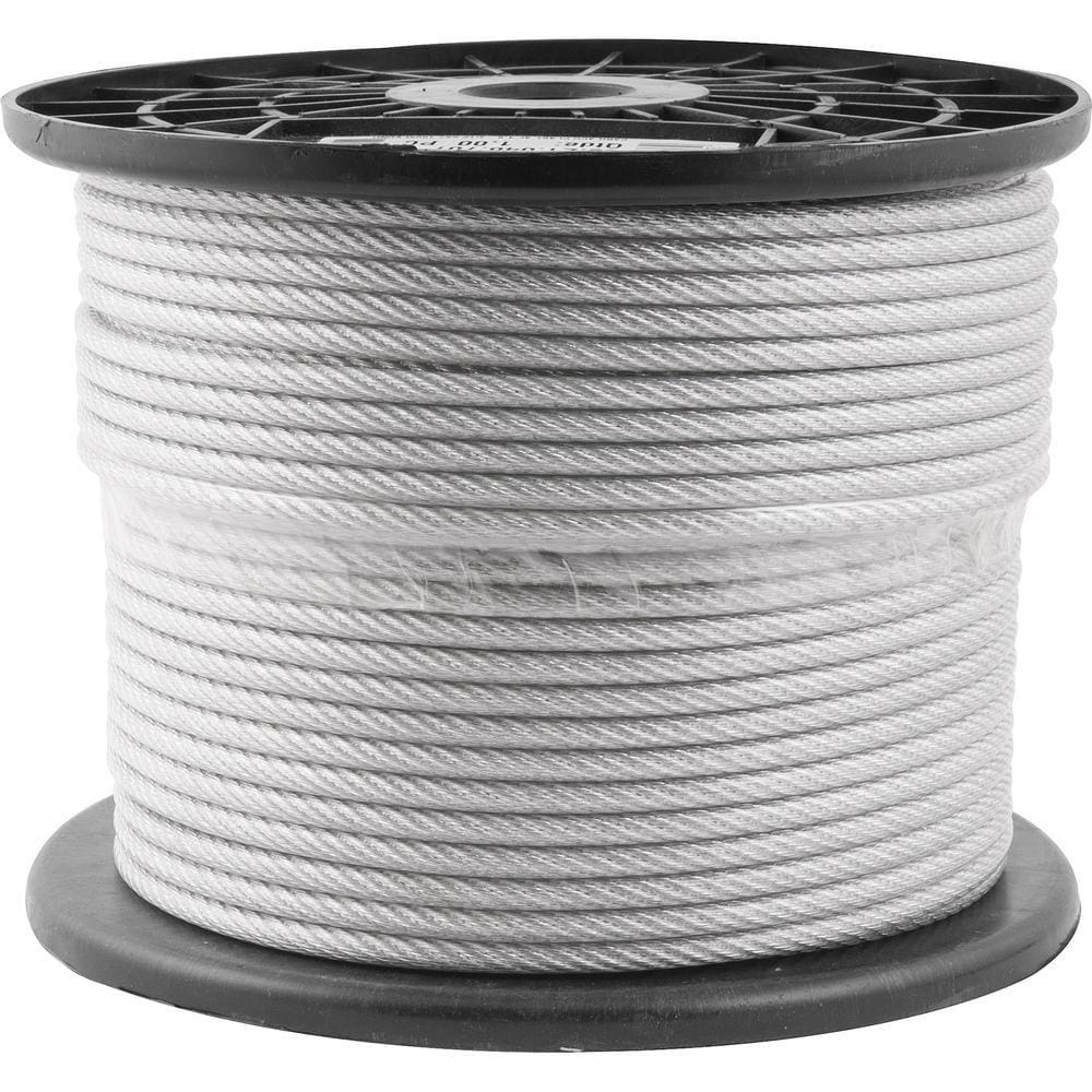 Cabo de Aço Plastificado AF 3,97mm 5/32” 6X7 c/ 100m Vonder