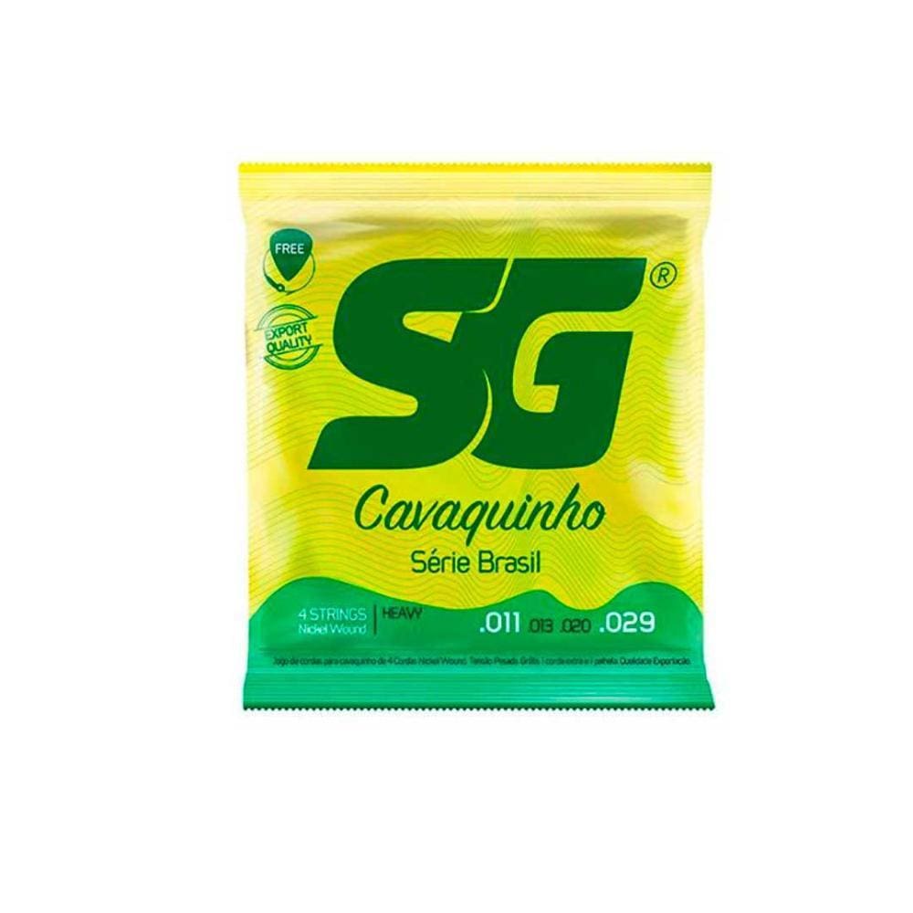 Encordoamento P/cavaquinho C/bolinha Tensão Alta Série Brasil 0.011 Sg [F108]