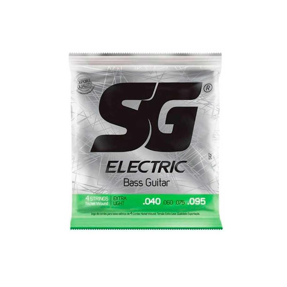 Encordoamento P/baixo 4 Cordas Niquel 0.040 - 0.095 Sg [F108]