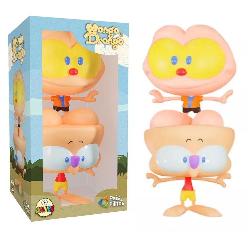 Brinquedo Figura de Ação Desenho Mongo e o Drongo Pais & Filhos