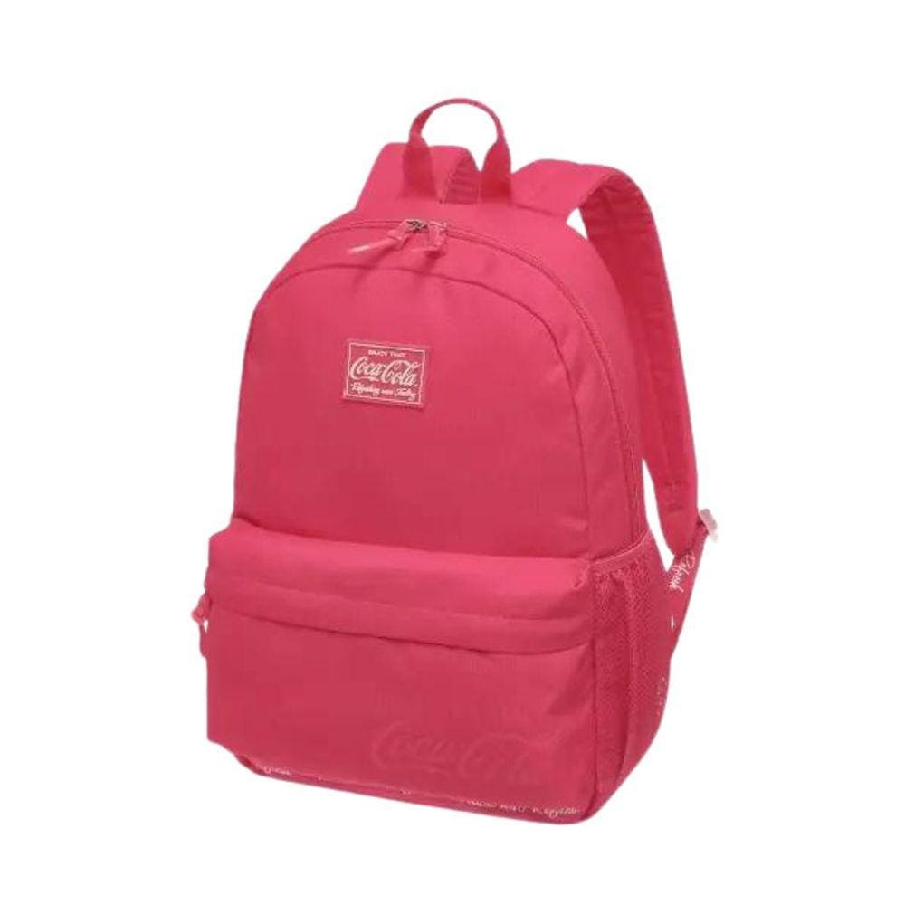 Mochila Coca-Cola Flat Unissex Rosa Escuro