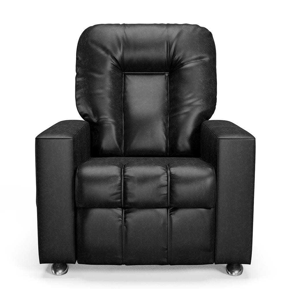 Poltrona do Papai Reclinável Manual Sala de Cinema Romeo F05 Facto Preto - Lyam Decor