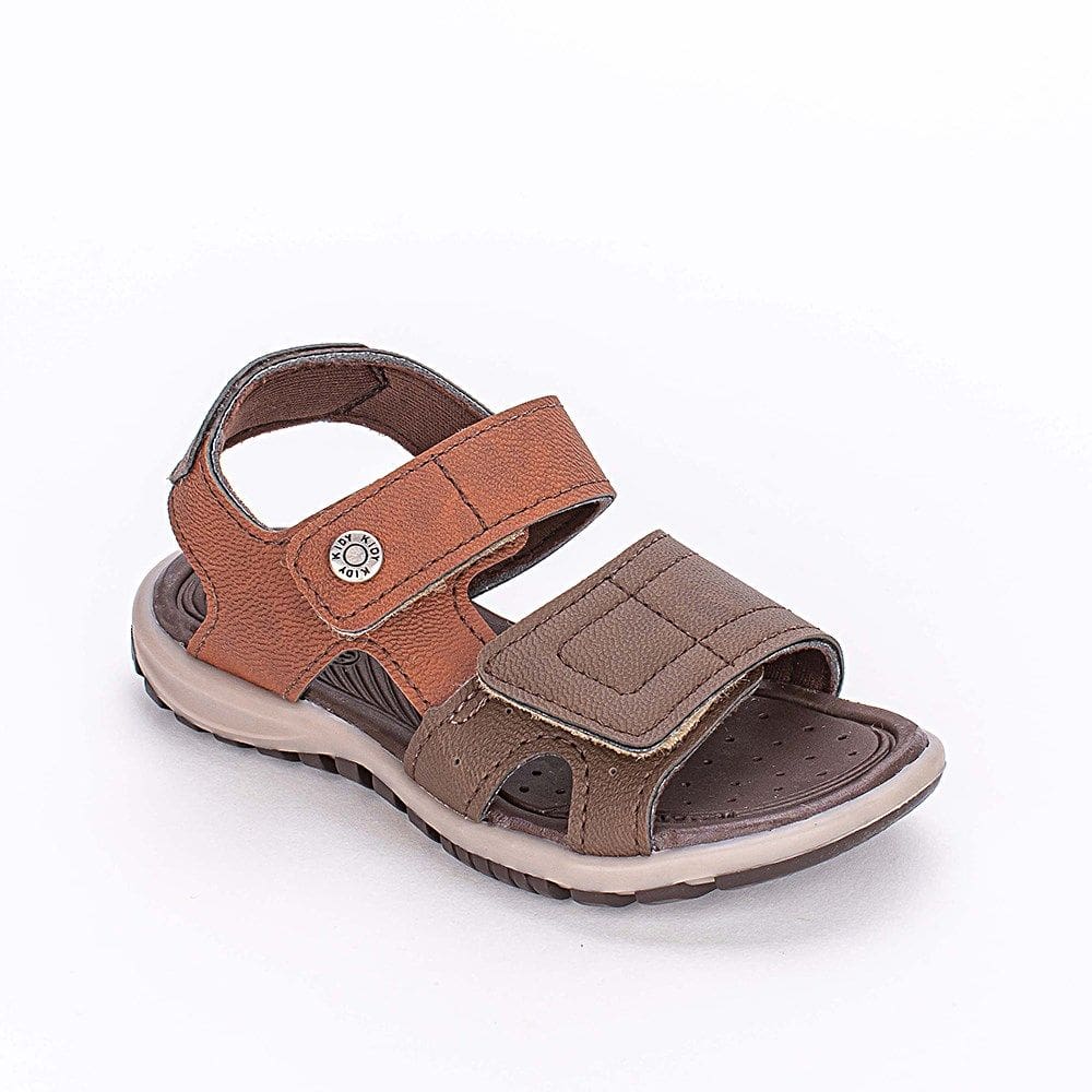 Sandália Infantil Masculino Kidy Calce Fácil Caramelo