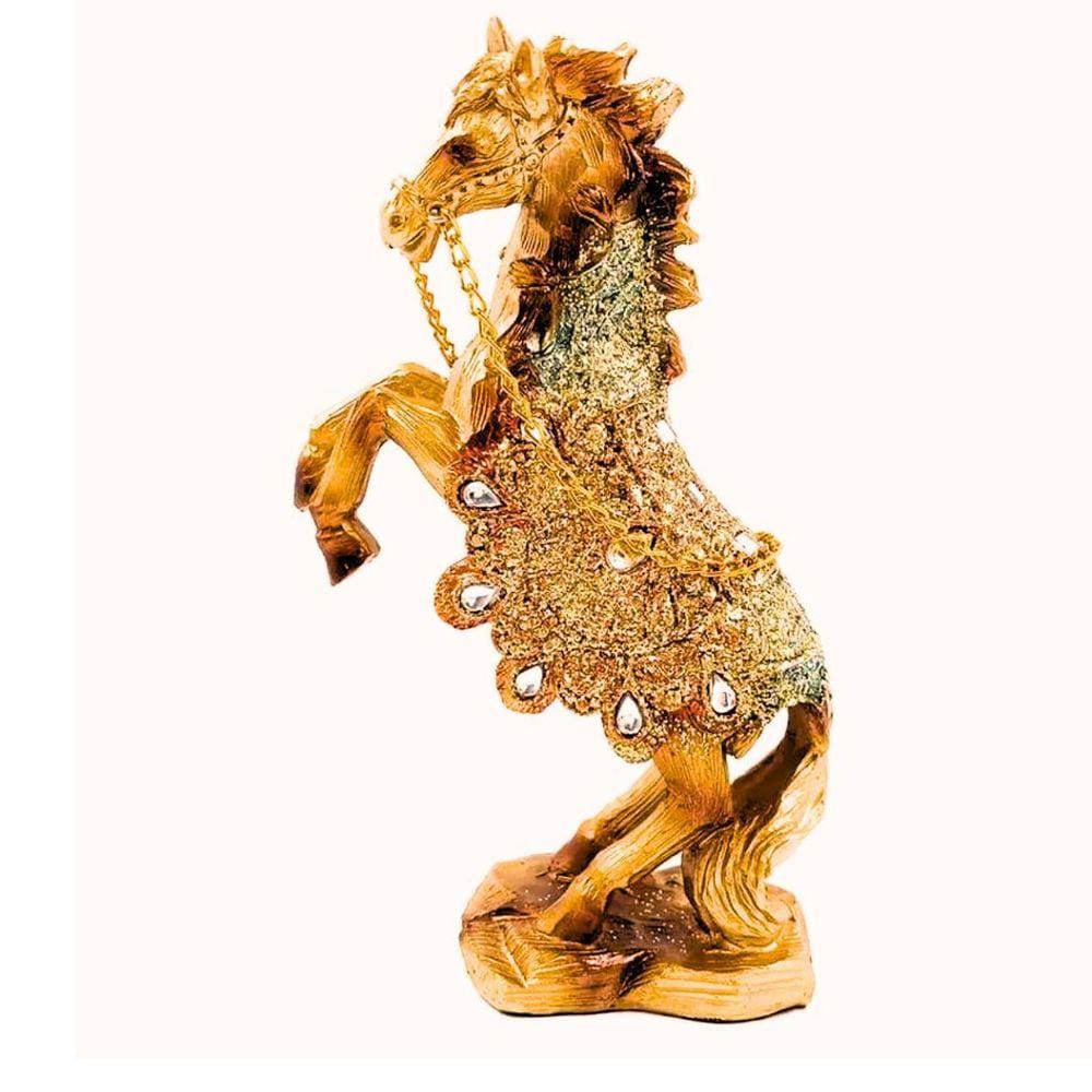 Estatueta Cavalo Com Brilho