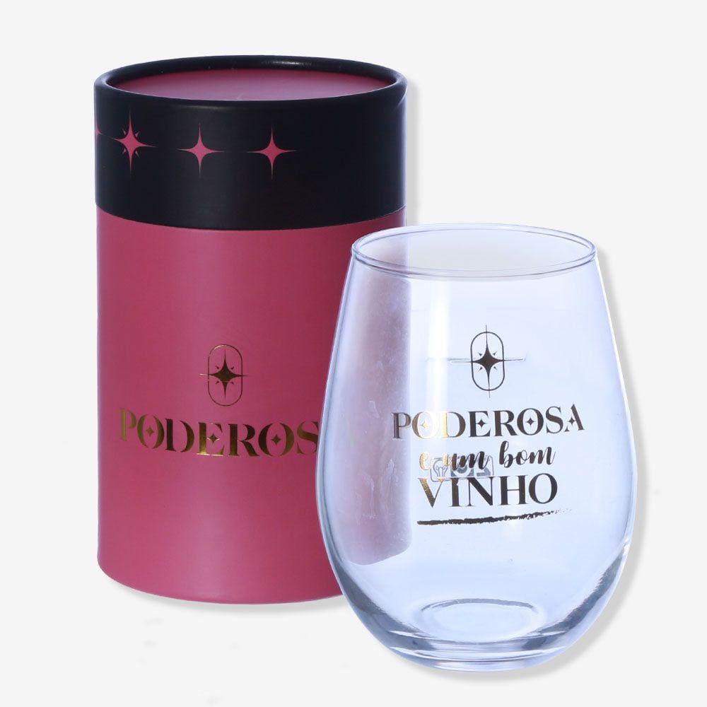 Copo Egg Glass 450 Ml C/ Round Box Poderosa - Zona Criativa