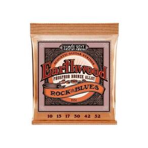 Encordoamento 010"-052" P/violão Aço Earthwood Rock And Blues Phosphor Bronze Ernie Ball P02151 [F108]