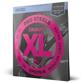 Encordoamento Baixo 6C 32-130 D Addario XLProSteels EPS170-6 [F035]