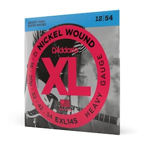 Encordoamento Guitarra 12-54 D Addario XL Nickel EXL145 [F035]