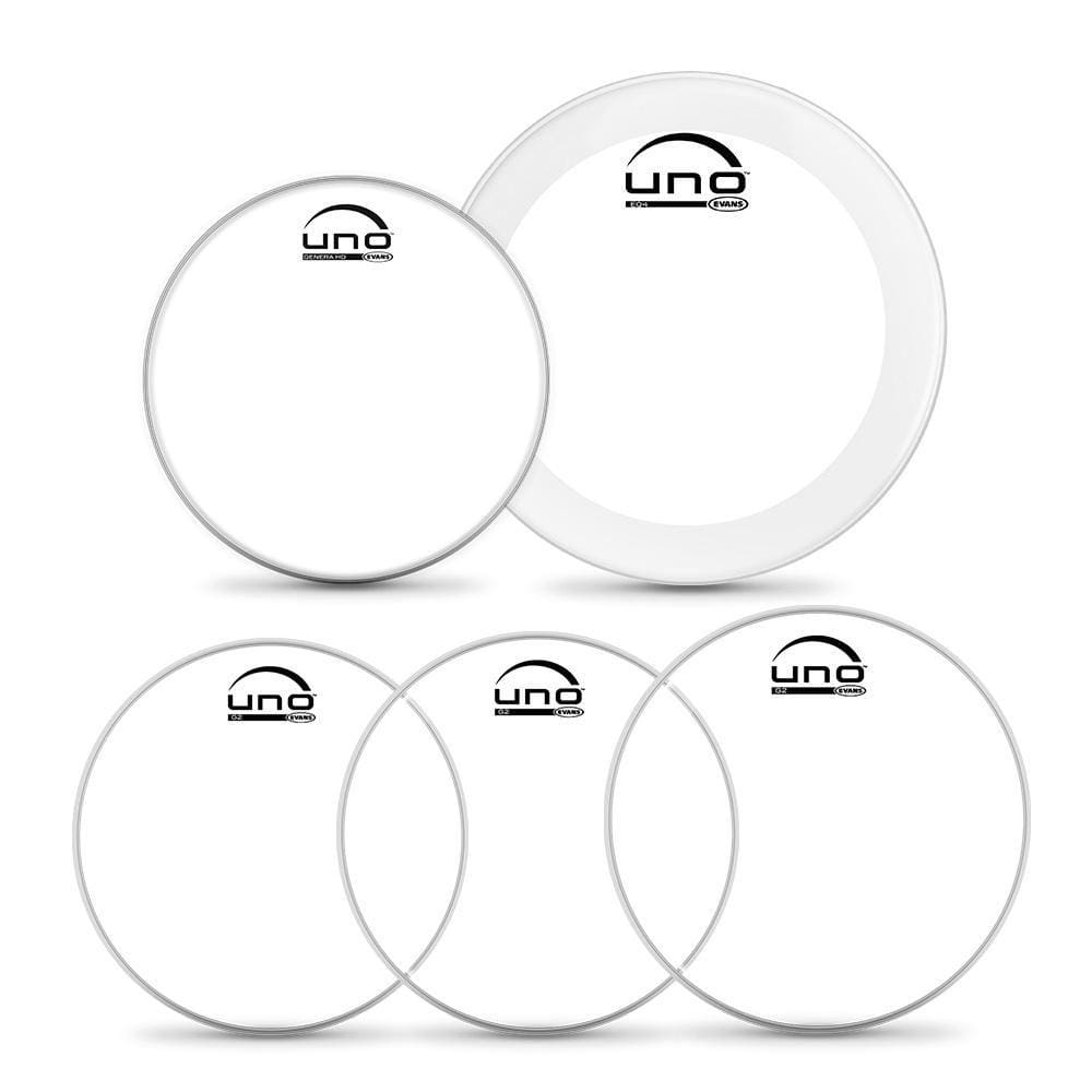 Kit De Peles Standard Uno By Evans G2 Transparente UPG2CLS22 [F035]