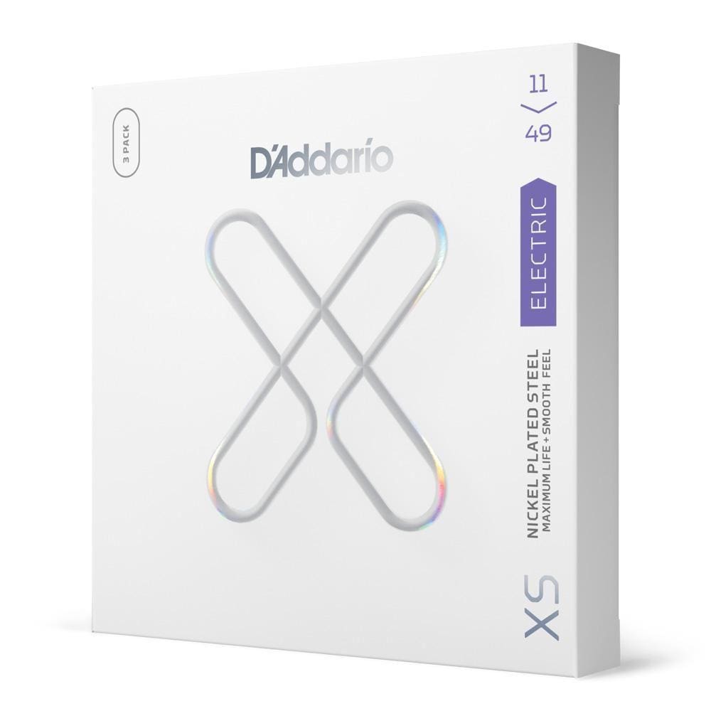Encordoamento Guitarra Revestido 11-49 (3 Jogos) DAddario XS [F035]