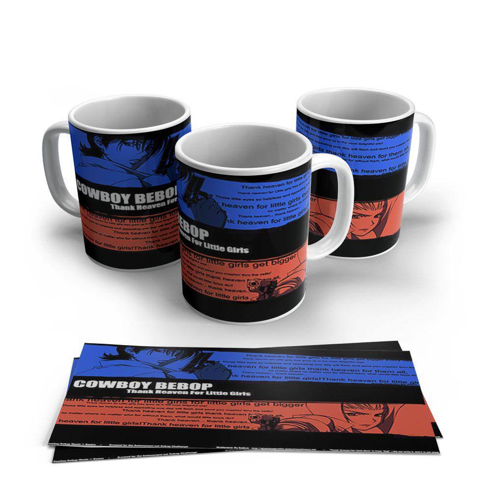 Caneca de Porcelana Anime Cowboy Bepop 04