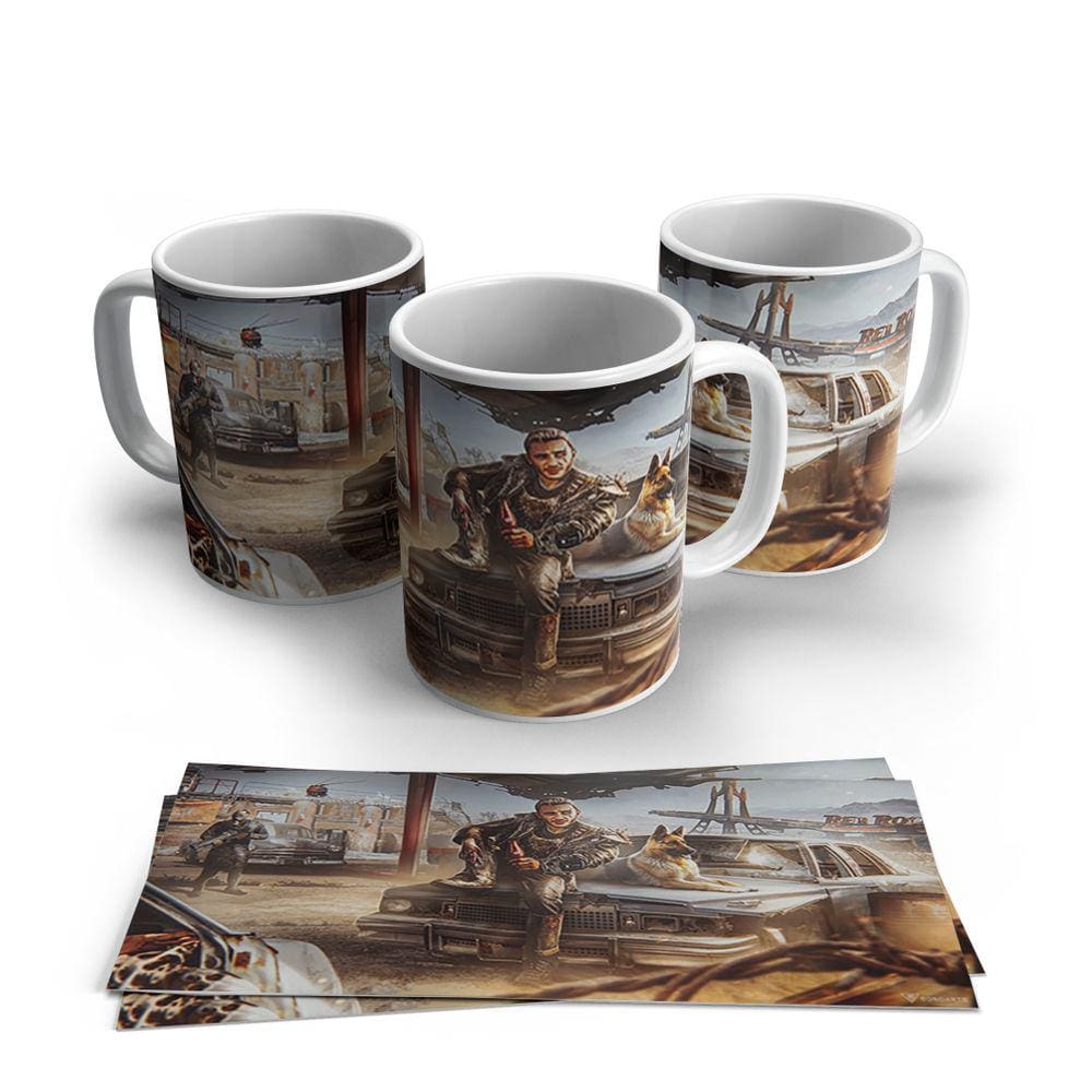 Caneca de Porcelana Fallout modelo 10