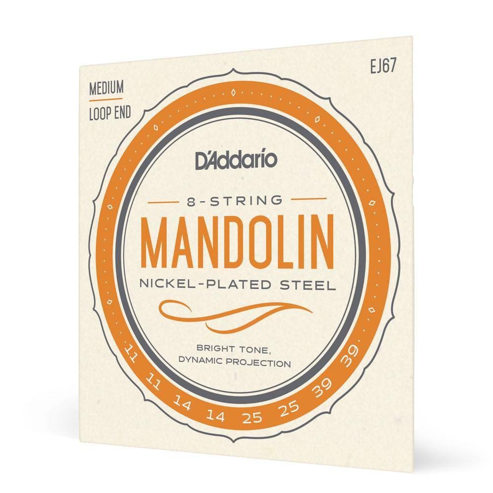 Encordoamento Bandolim 11-39 D Addario Nickel Plated EJ67 [F035]