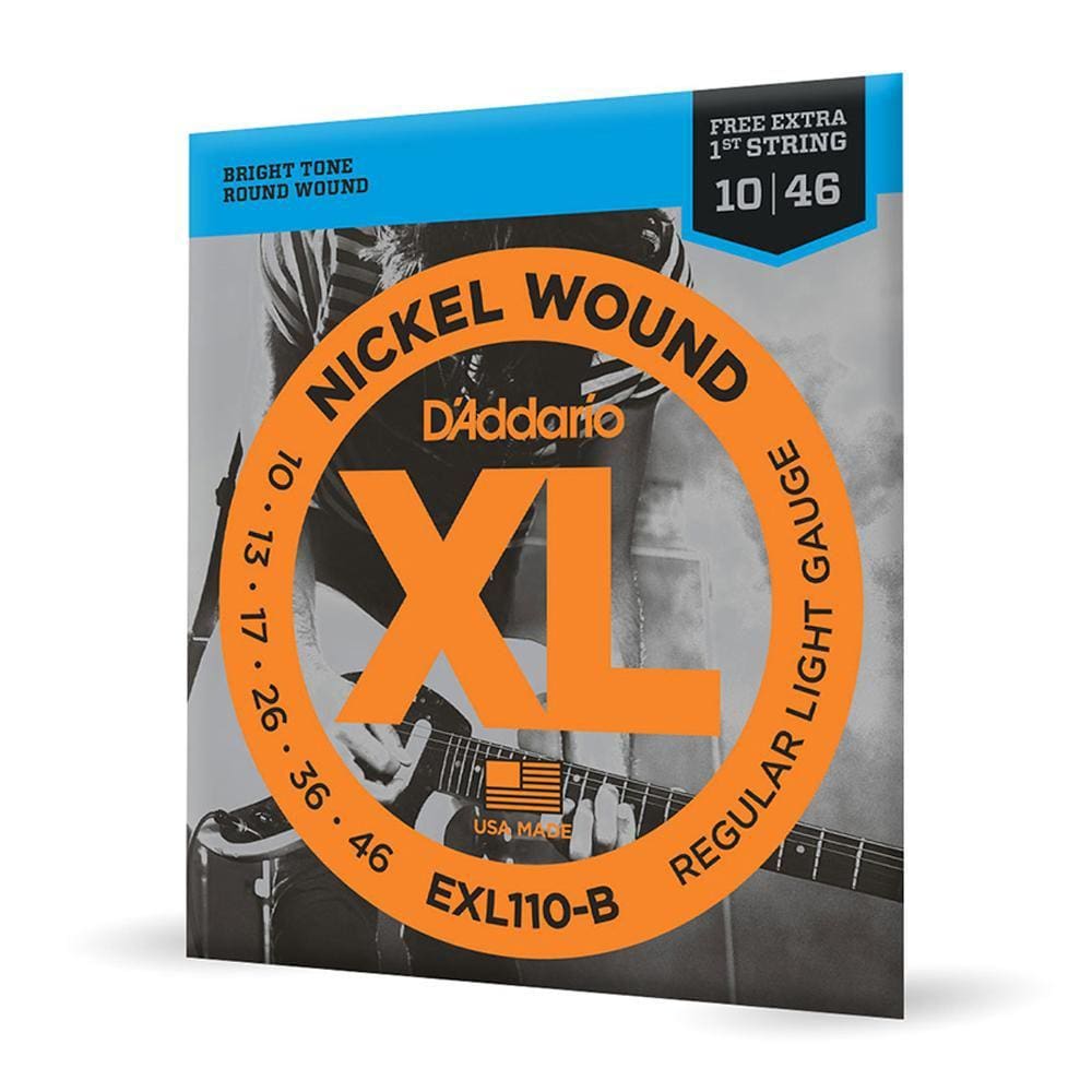 Encordoamento Guitarra 10-46 Corda Extra D Addario EXL110-B [F035]