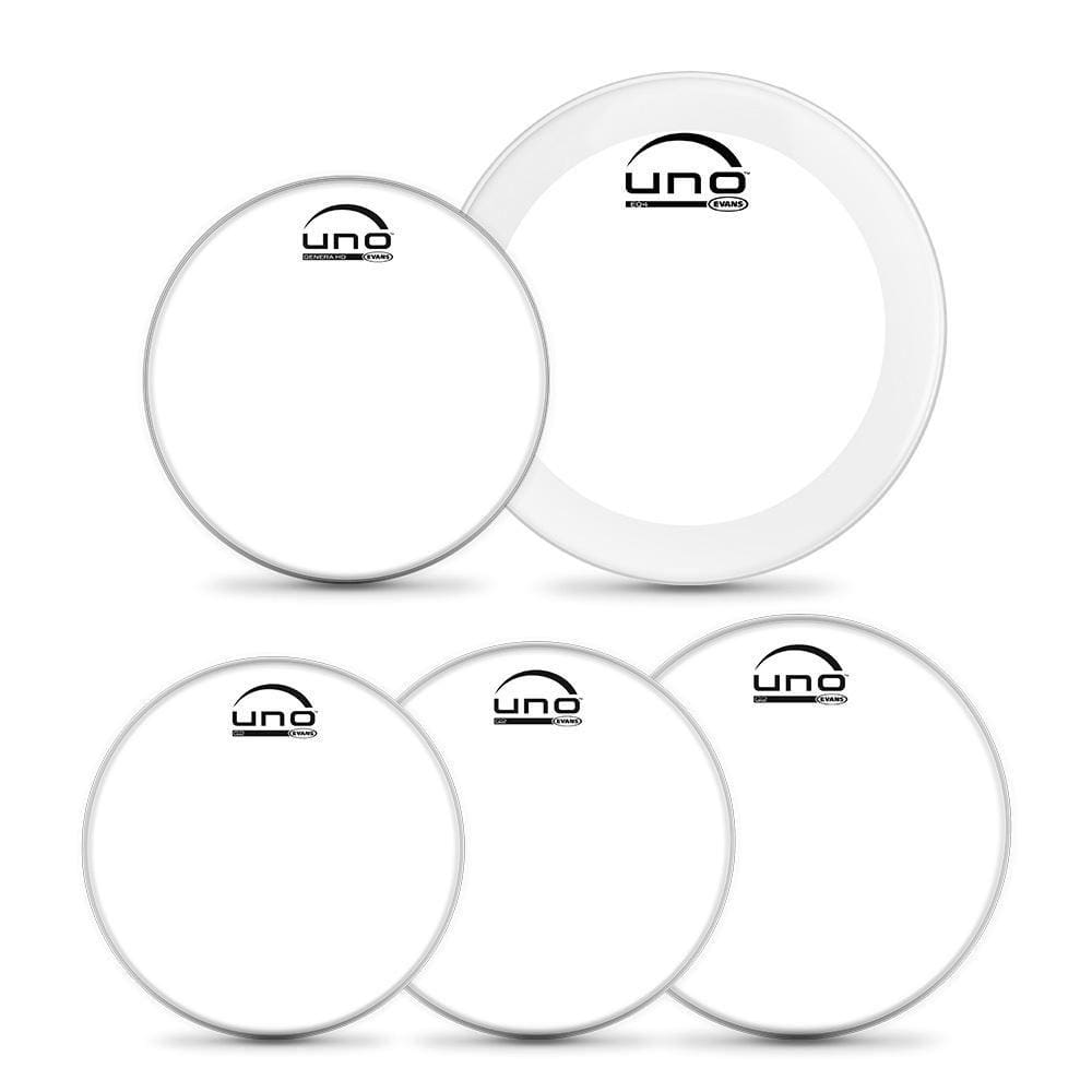 Kit De Peles Standard Uno By Evans G2 Porosa UPG2CTS22 [F035]