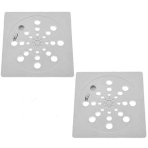 Kit 2 Grelhas Ralo De Plastico Quadrado Abre E Fecha 15 Cm