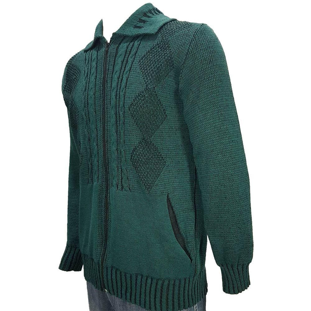 Jaqueta Masculina Gola Polo Wanisser - Katlen Tricot