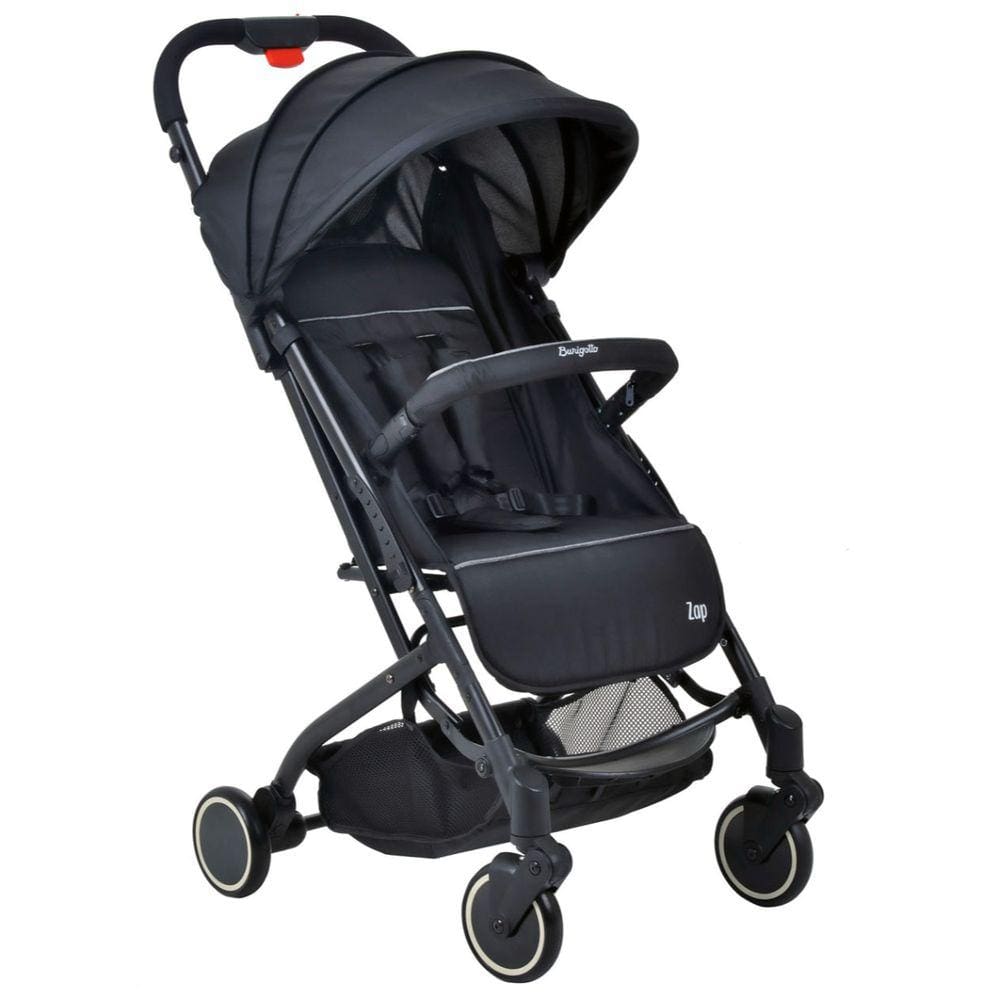 Carrinho bebe Preto Chassi Preto Burigotto ZAP Black IXCA5134PRC42