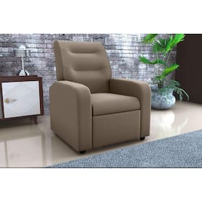 Poltrona para Sala de Estar Reclinável Classic Light Capuccino