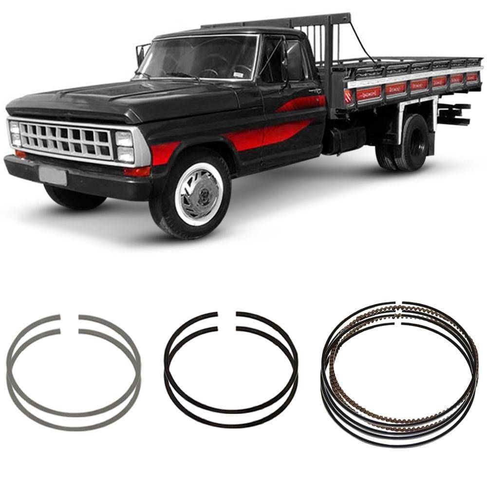 Jogo Anel Segmento STD Ford F-4000 4.2 78 a 86 Mahle DC6221