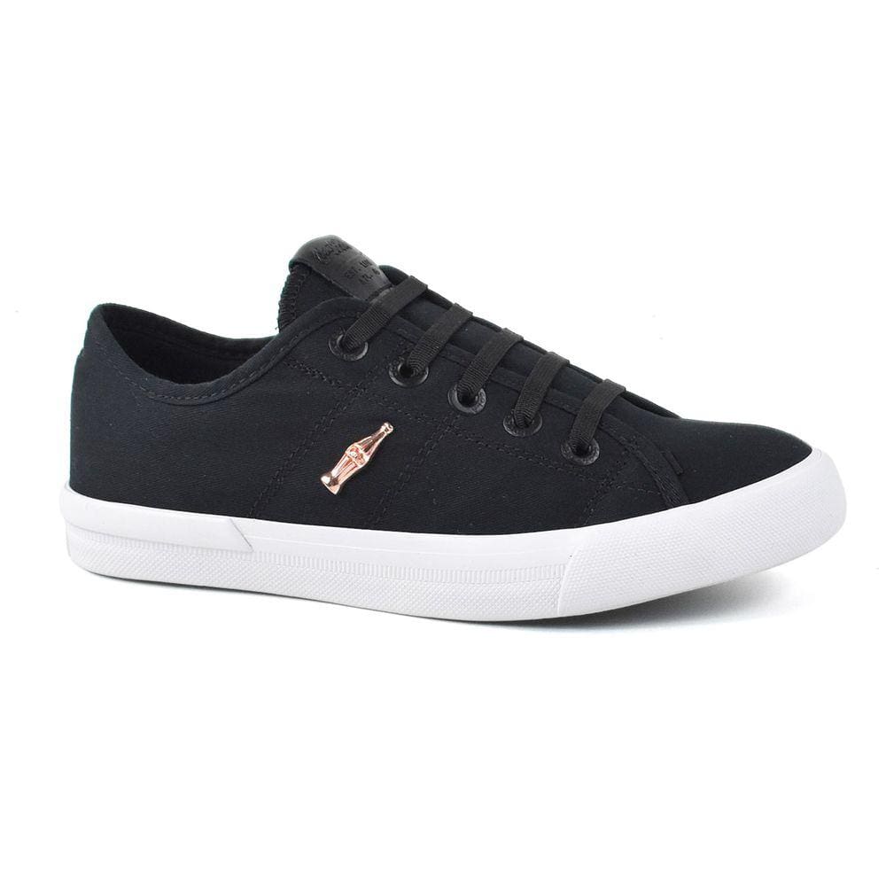Tênis Coca-Cola Miami Slip Feminino Preto