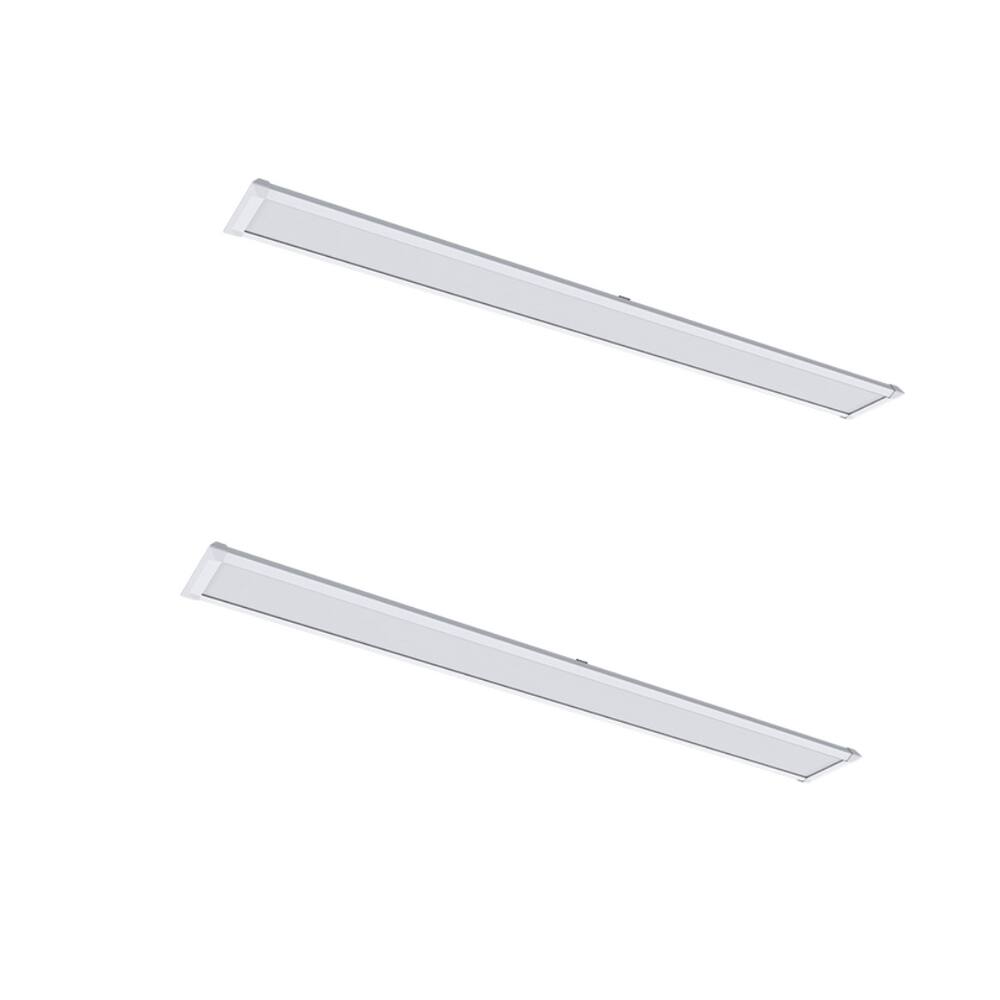 Kit 2 Luminárias TL Slim 30 Sobrepor Branco - Taschibra 6.500K 70w
