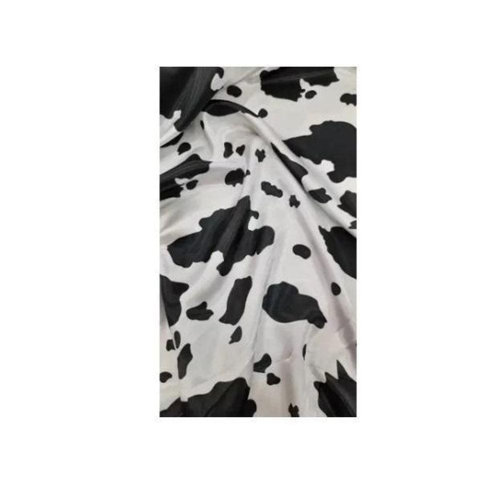 Tecido Velboa Pelúcia Estampado Vaca Pêlo Baixo 1,5X1,50M