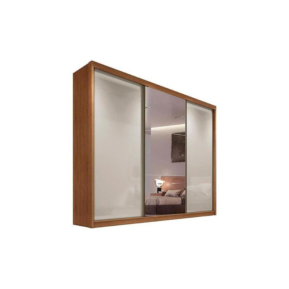 Guarda Roupas 3 Portas E 6 Gavetas Sollo Plus Freijó/Fendioff - Novo Horizonte