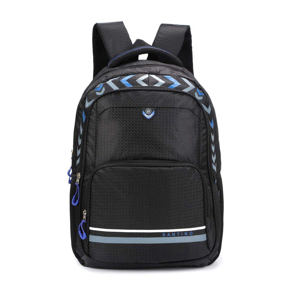 Mochila Notebook Nova York Poliéster Santino Preta San100U01