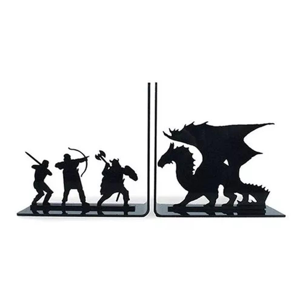Aparador Suporte Porta Livros Dragão Terra Media Rpg Cor Preto