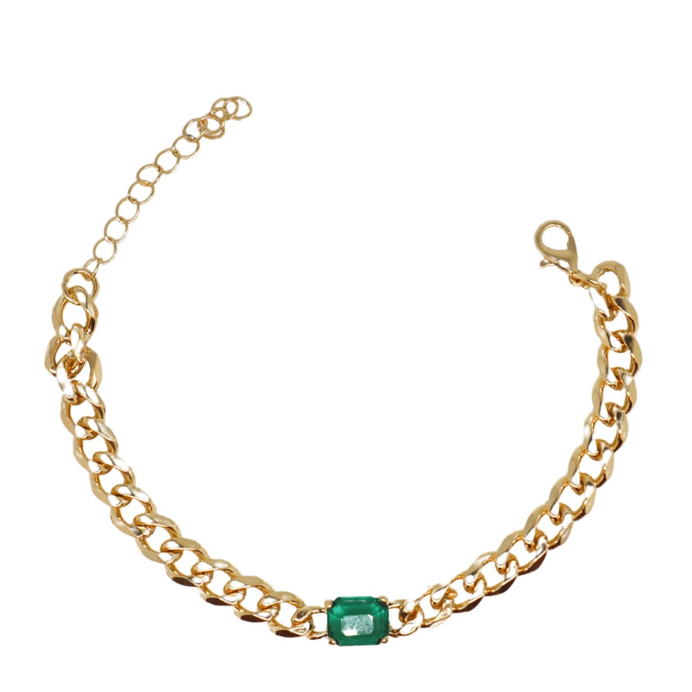 Pulseira Pedra Verde