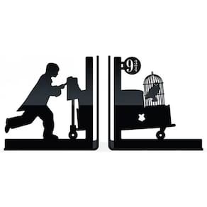 Porta Livros Harry Potter Plataforma 9 3/4 Aparador Cor Preto