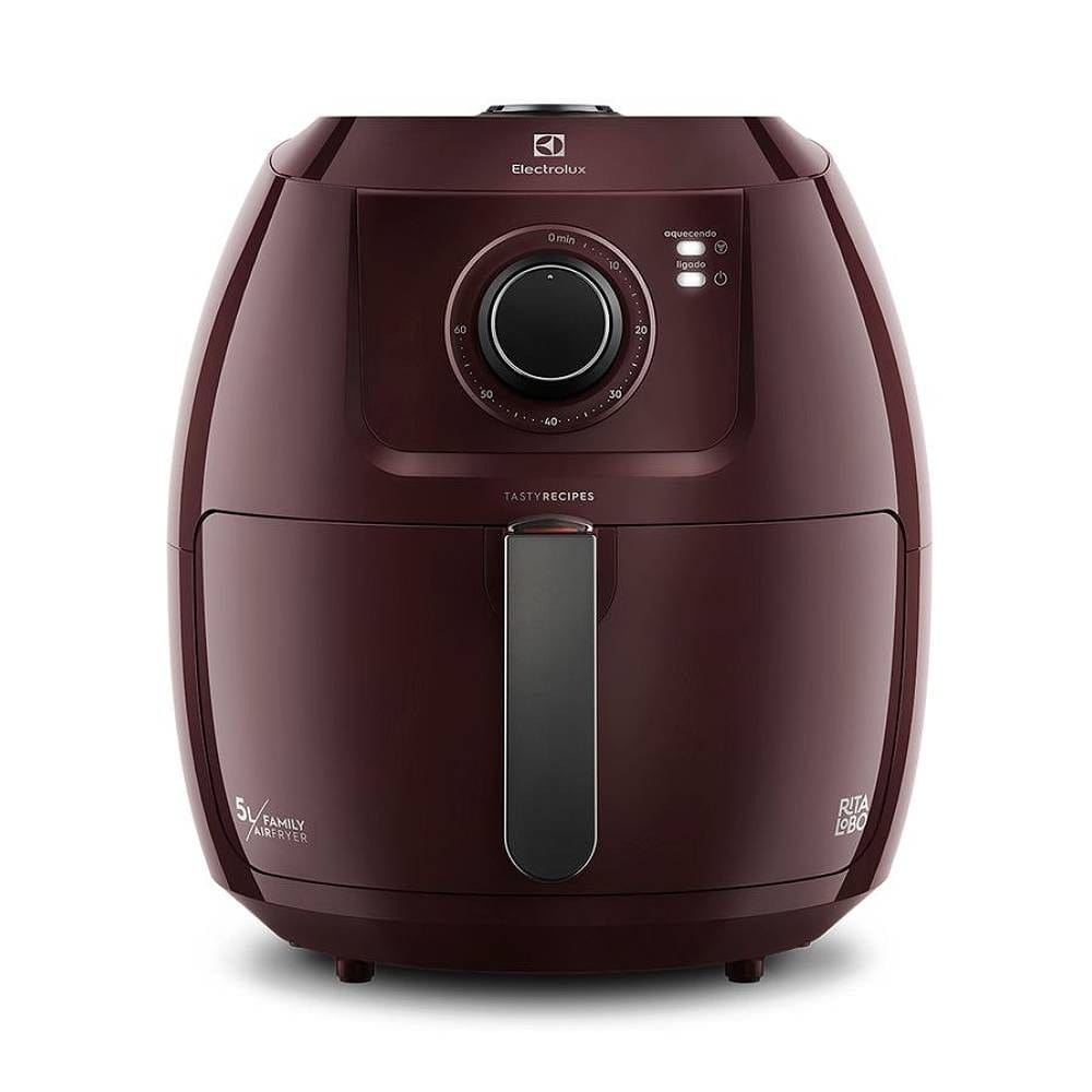 Fritadeira Elétrica Air Fryer Family Efficient 5L Electrolux Dark Red 127V - EAF51