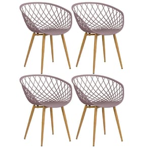 Kit - 4 X Cadeiras Clarice Nest Com Apoio De Braços - Sidera - Fendi