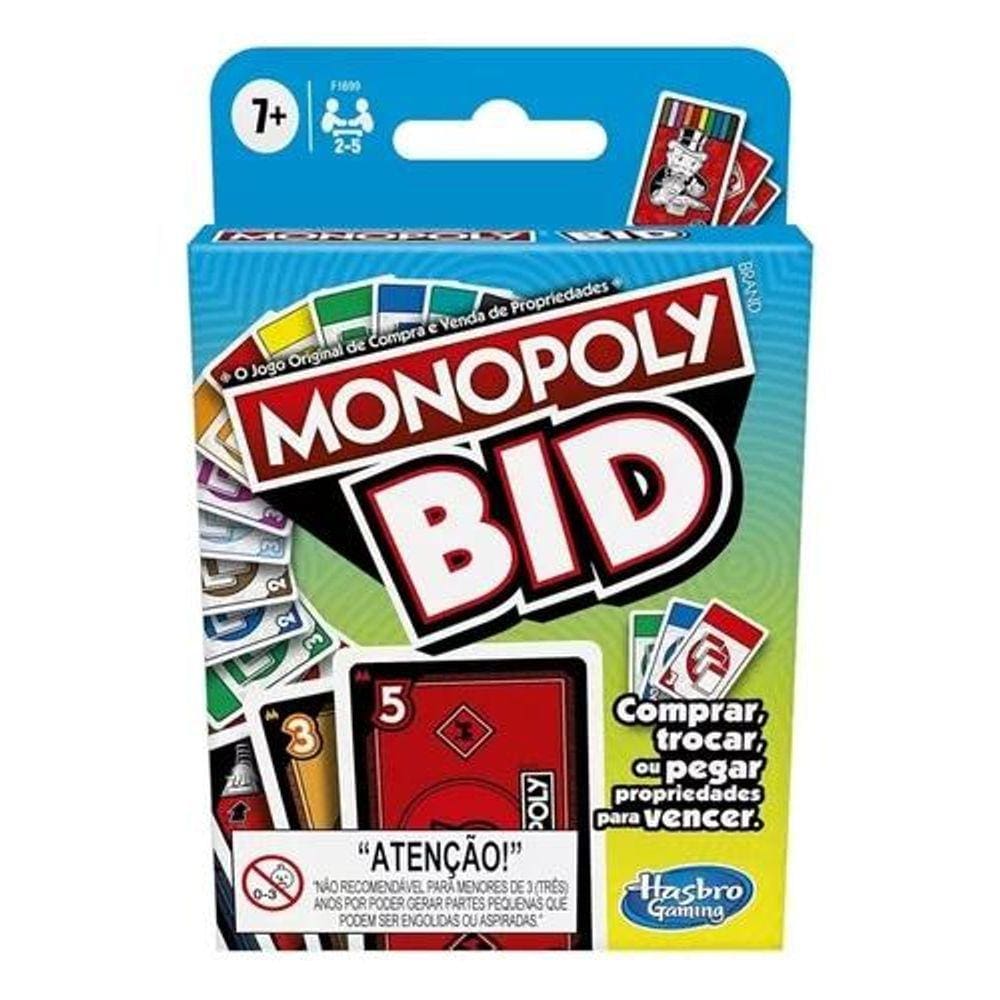 Jogo Monopoly Bid Copag 34261