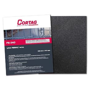 Lixa De Ferro Fe240 100 Para Desbaste  61525  - Cortag