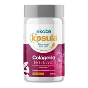 Cápsula com Colágeno Hidrolisado + Vitamina C 100 Cápsulas