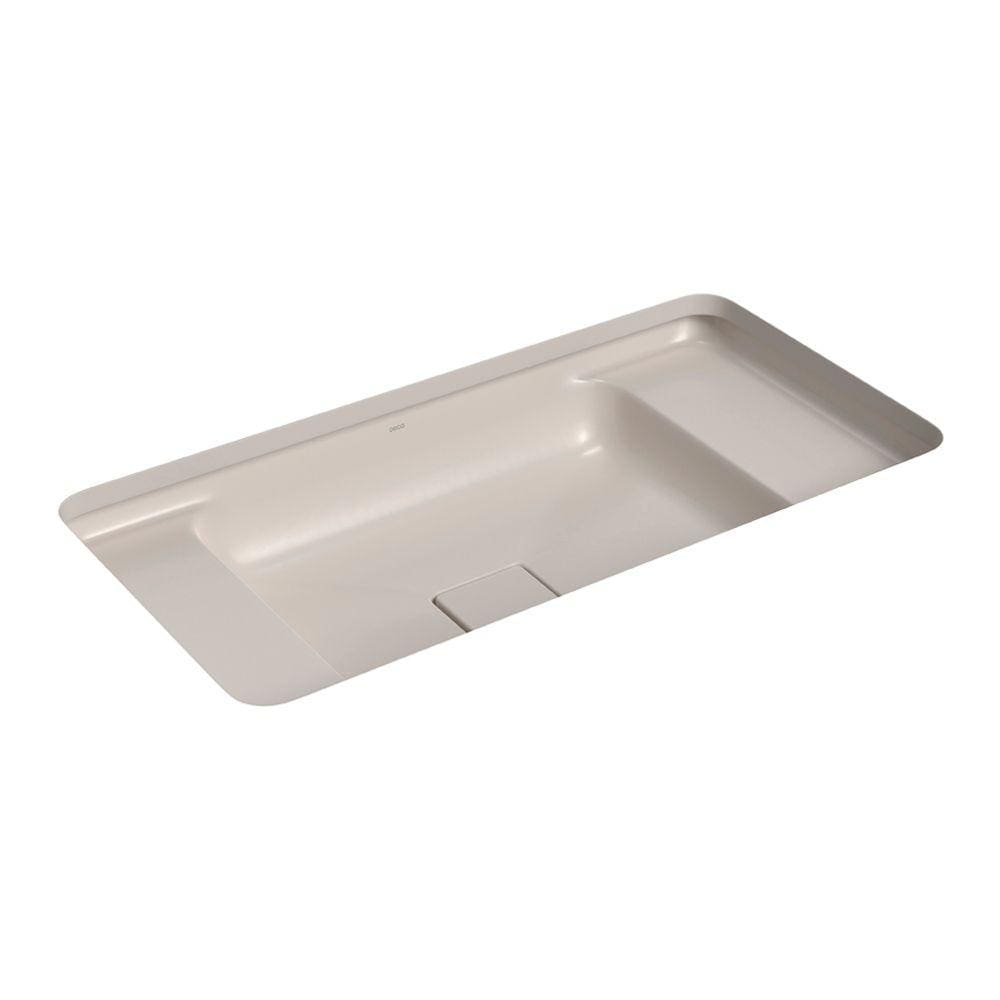 Cuba de Embutir Deca Slim 65x35 L.33060.MDE.26 Retangular com Mesa Barbante