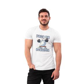 Camiseta Masculina Foca Na Academia Fitness Corrida Caminhar