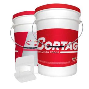 Espaçador Nivelador St 1,0Mm Balde Com 900Un 62700 - Cortag