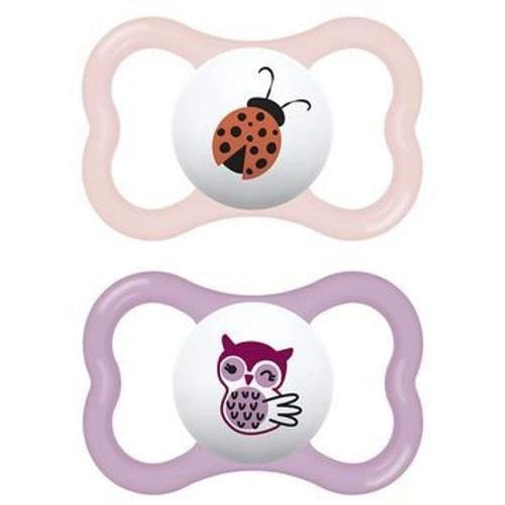 Chupeta Supreme - 6+ Meses Rosa - Embalagem Dupla - Mam