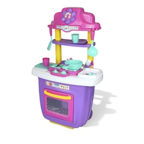 Cozinha Infantil Portátil Rosa - Maral