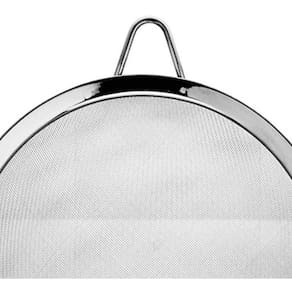 Peneira De Cozinha Coar Inox 10Cm Polvilhar Escorrer Massas