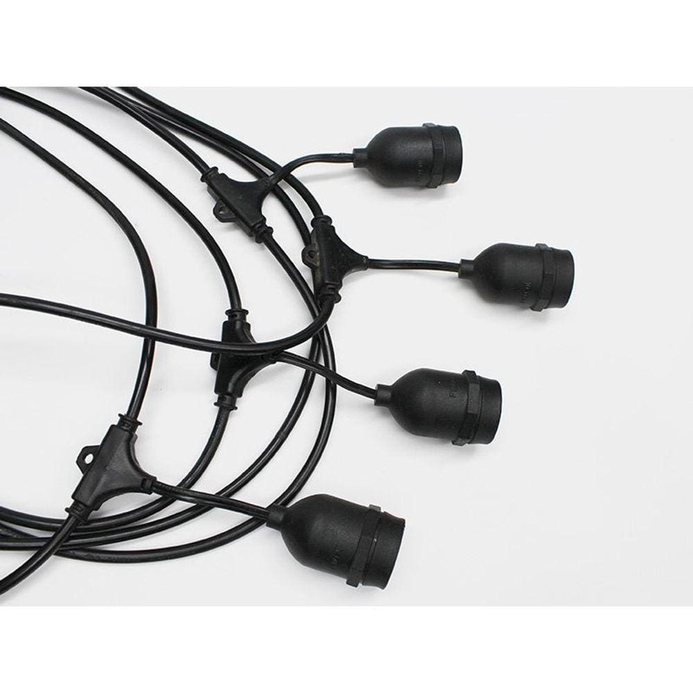 Cordão Cipro para Varal de Luz 8 Soquetes E27 com Prolongador - Taschibra