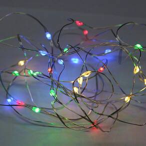 Cordão Luminoso Arame Estático LED Pilha - Taschibra