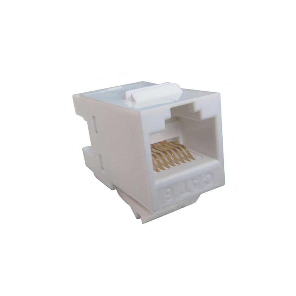 Keystone Rj4,  Branco Cat.6  180º