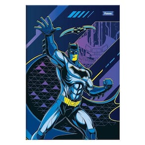 Caderno Brochurão 80Fls Batman Batrangue Azul Foroni