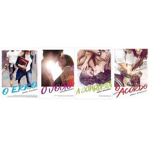 Kit 4 Livros Elle Kennedy Erro Jogo Conquista Acordo